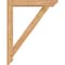 Ekena Millwork Traditional Slat Smooth Bracket w/ Offset Brace, Western Red Cedar, 5 1/2"W x 30"D x 38"H BKT0604X30X38TRA06SWR - alternate 3
